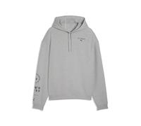 PUMA Hoodie X Hyrox Cloudspun – Regular Fit, 78% Polyester – Herren XL – light gray heather