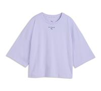 Puma X Hyrox Cropped Lifestyle Short Sleeve T-shirt Lila L Frau