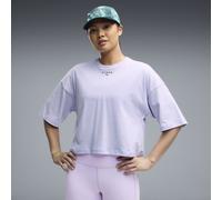 Puma X Hyrox Cropped Lifestyle Short Sleeve T-shirt Lila L Frau