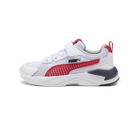 Sneaker PUMA "X-Ray 3 Sneakers Kinder", Kinder, Gr. 30, weiß (weiß for all time rot navy blau), Obermaterial: Synthetik, Textil; Futter: Textil; Innensohle: Textil; Laufsohle: Synthetik, Gummi, Schuhe