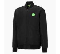 Puma x Santa Cruz Schwarzgrüne Herrenvarsity Reversible Bomber Jacket 532239 01 S