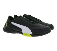 PUMA X Scuderia Ferrari SF Kart Cat III Damen oder Herren Sneaker mit Ferrari-Logo Motorsport-Schuhe 306219 05 Schwarz/Weiß 38