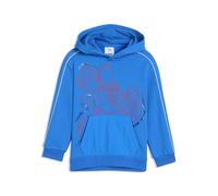 Kapuzenpullover PUMA "PUMA x TRANSFORMERS T7 Relaxed Graphic Hoodie Jungen", Jungen, Gr. 110, racing blau, Obermaterial: 68% Baumwolle, 32% Polyester. Kapuzenfutter: 100% Baumwolle. Rippe: 3% Elasthan