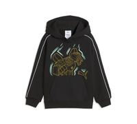 Kapuzenpullover PUMA "PUMA x TRANSFORMERS T7 Relaxed Graphic Hoodie Jungen", Jungen, Gr. 110, schwarz, Obermaterial: 68% Baumwolle, 32% Polyester. Kapuzenfutter: 100% Baumwolle. Rippe: 3% Elasthan, 97