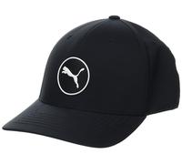 pumagolf Herren Circle Cat Tech Cap Verschluss, Puma, Schwarz, Einheitsgröße