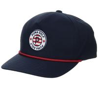 pumagolf Herren Pars Stripes Rope Tech Cap Verschluss, tiefes Marineblau, Einheitsgröße