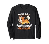 PUMI Boy, wie EIN normaler Junge nur Cooler - PUMI Dog Langarmshirt