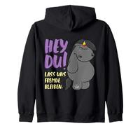 Pummel & Friends - Grummeleinhorn Lass uns Fremde bleiben Kapuzenjacke