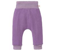 Pumphose Kinder-Hose Wollwalk elastischer Bund | 100% Bio-Merinowolle | für drinnen und außen | Frühjahr Sommer Herbst | Baby Kleinkind Unisex | Made in Germany | GOTS IVN Best | Flieder Gr. 74-80