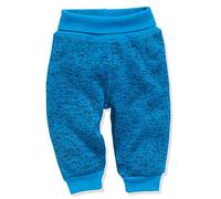 Schnizler Baby-Unisex Pumphose Strickfleece mit Strickbund Jogginghose, Blau (Blau 7), 62