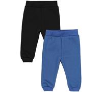 Pumphose TUPTAM "Hose Baby Jungen Hosen Fleece Angeraut Winter 2er Pack", Kinder, Gr. 86, N-Gr, blau (jeansblau, schwarz), Obermaterial: 80% Baumwolle CO. 20% Polyester PES., Hosen (96690213-86) jeans