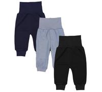 Pumphose TUPTAM "Pumphose Baby Jungen Lange Pumphose 3er Pack", Kinder, Gr. 62, N-Gr, lila (farbenmix 4), Obermaterial: 100% Baumwolle CO., Hosen (48951064-62) farbenmix 4