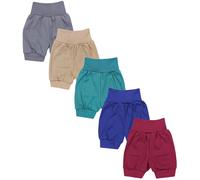 Pumphose TUPTAM "Pumphose Baby Sommershorts 5er Pack", Mädchen, Gr. 98, N-Gr, blau (graphit marineblau schwarzgrün weinrot beige), Obermaterial: 100% Baumwolle CO., Hosen (25312368-98) graphit marineb