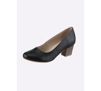 Pumps ANDREA CONTI, Damen, Gr. 37, schwarz (nachtblau), Lederimitat, Schuhe Pumps (38480255-37) nachtblau