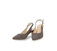 Pumps ANDREA CONTI "Pumps 10071040", Damen, Gr. 41, grau (anthrazit), Obermaterial: 100% Lederfaserstoff LEAFIBTEX., Schuhe Pumps (25344335-41) anthrazit