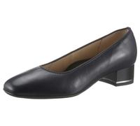 Pumps ARA "GRAZ" Gr. 2,5, blau (dunkelblau) Damen Schuhe Elegante Pumps Abendschuh, Festtagsschuh, Blockabsatz, glänzendes Detail am Absatz (86598612-2,5)