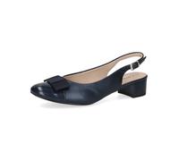 Pumps CAPRICE "Caprice Pumps Leder", Damen, Gr. 38, blau (navy), Leder, Schuhe Pumps (86649862-38) navy