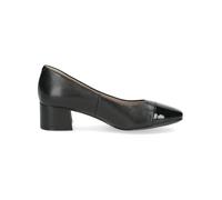 Pumps CAPRICE "Caprice Pumps Leder/Textil", Damen, Gr. 39, schwarz, Leder, Textil, Schuhe Pumps (60645620-39) schwarz