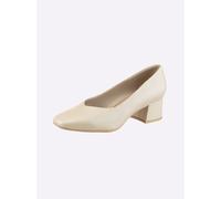 Pumps CAPRICE, Damen, Gr. 37, beige, Glattleder, Leder, Schuhe Pumps (70633852-37) beige