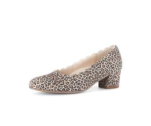 Pumps GABOR "Eleganter Pump", Damen, Gr. 37, bunt (beige), Schuhe Pumps (59262218-37) beige