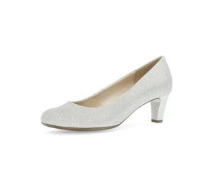 Pumps GABOR "Eleganter Pump", Damen, Gr. 40, silber, Schuhe Pumps (32402038-40) silber