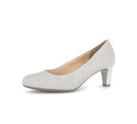Pumps GABOR "Eleganter Pump", Damen, Gr. 44, silber, Schuhe Pumps (85076433-44) silber