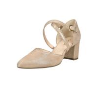Pumps GABOR "Gabor Pumps Leder", Damen, Gr. 37,5, sand, Leder, Schuhe Pumps (26013854-37,5) sand