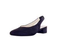 Pumps GABOR "Gabor Pumps Leder", Damen, Gr. 38,5, blau (atlantik), Leder, Schuhe Pumps (23942168-38,5)