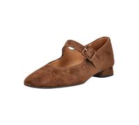 Pumps GABOR "Gabor Pumps Veloursleder", Damen, Gr. 37,5, braun (cacao), Veloursleder, Schuhe Pumps (67734065-37,5) cacao