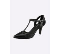 Pumps HEINE, Damen, Gr. 38, schwarz, Synthetik, Schuhe Pumps (77722606-38) schwarz