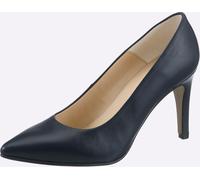 Pumps HEINE, Damen, Gr. 41, marine, Glattleder, Leder, Schuhe Pumps (28437945-41) marine
