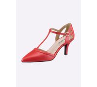 Pumps HEINE, Damen, Gr. 41, rot, Synthetik, Schuhe Pumps (31475655-41) rot