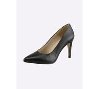 Pumps HEINE, Damen, Gr. 41, schwarz, Glattleder, Leder, Schuhe Pumps (63945647-41) schwarz