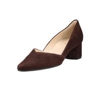 Pumps HÖGL "Högl Pumps Veloursleder", Damen, Gr. 37,5, braun (dunkelbraun), Veloursleder, Schuhe Pumps (96294613-37,5) dunkelbraun