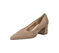 Pumps HÖGL "Högl Pumps Veloursleder", Damen, Gr. 37,5, taupe, Veloursleder, Schuhe Pumps (81224728-37,5) taupe