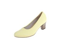 Pumps NATURAL FEET "Cathrin", Damen, Gr. 40, gelb, Leder, Schuhe Pumps, aus echtem Hirschleder (16819852-40) gelb