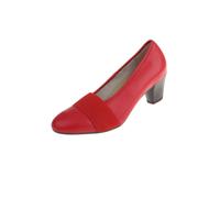 Pumps NATURAL FEET "Janine", Damen, Gr. 37, rot, Leder, Schuhe Pumps, aus echtem Hirschleder (57562606-37) rot