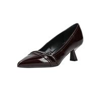 Pumps NERO GIARDINI "Nero Giardini Pumps Leder", Damen, Gr. 38, rot (bordeaux), Leder, Schuhe Pumps (76385804-38) bordeaux