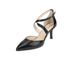 Pumps NERO GIARDINI "Nero Giardini Pumps Leder", Damen, Gr. 41, schwarz, Leder, Schuhe Pumps (45212131-41) schwarz