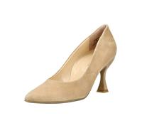 Pumps PAUL GREEN "Paul Green Pumps Veloursleder", Damen, Gr. 38,5, beige, Veloursleder, Schuhe Pumps (45757450-38,5) beige