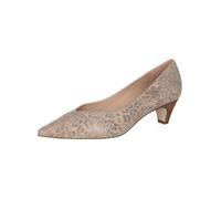 Pumps PETER KAISER "Peter Kaiser Pumps Leder", Damen, Gr. 37, beige (leopard), Leder, Schuhe Pumps (49925128-37) leopard