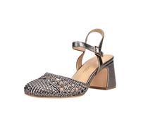 Pumps REGARDE LE CIEL "Regarde Le Ciel Pumps Lederimitat", Damen, Gr. 40, metallic silber, Lederimitat, Schuhe Pumps (48310765-40) metallic silber