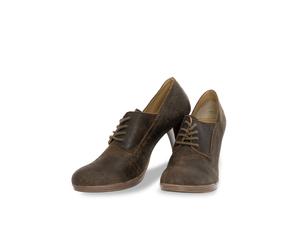 Pumps SPIETH & WENSKY "Pumps D114 DEAL", Damen, Gr. 39, braun (dunkelbraun), Obermaterial: 100% Lederfaserstoff LEAFIBTEX., Schuhe Pumps (66720219-39) dunkelbraun