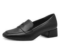Pumps TAMARIS, Damen, Gr. 37, schwarz, Schafsleder, Schuhe Pumps, Blockabsatz, Slipper, Businessschuh mit Zierriegel (58364352-37)