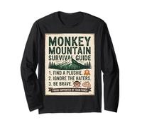 Punch Monkey Primate Highland Adventure Advice T-Shirt Langarmshirt