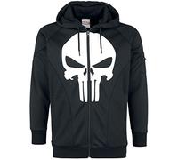 Punisher Kapuzen Jacke Skull Logo Marvel schwarz - S