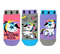 Punk Einhorn Füßlinge Oddsocks Socken in 30,5-38,5 im 3er Set - Strumpf