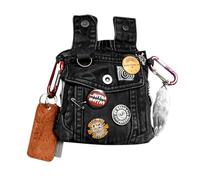 Punk Gürteltasche | Trendy Unisex Mode Accessoire Tasche - Reise Hüfttasche - Für Männer Erwachsene Teenager Familie Und Freunde