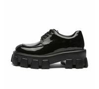 Punk Patent Leather Footwear Chunky Platform Pumps Women Spring Autumn College Style Black Lolita Shoes Woman Japanese School Uniform S