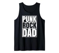 Punk Rock Dad Tattoos Punker Rocker Ska Band Vater Gitarre Tank Top